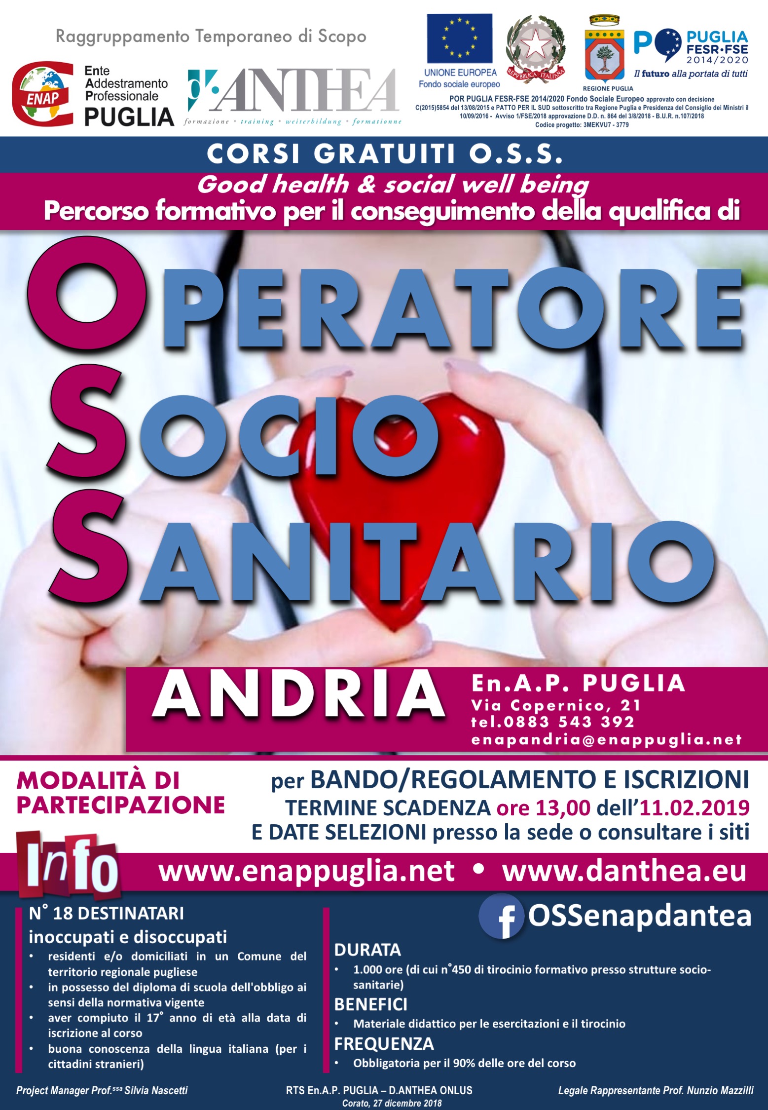 OSS ANDRIA per internet